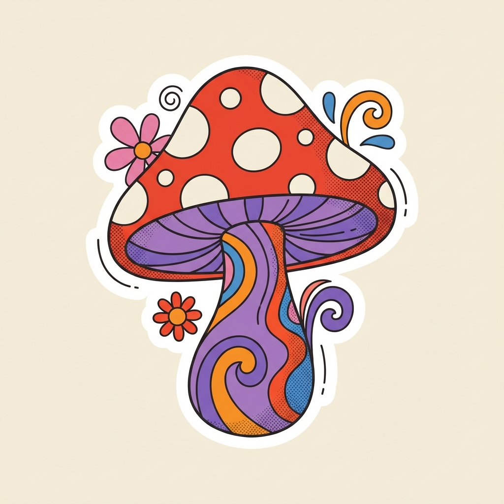 Mushroom Sticker